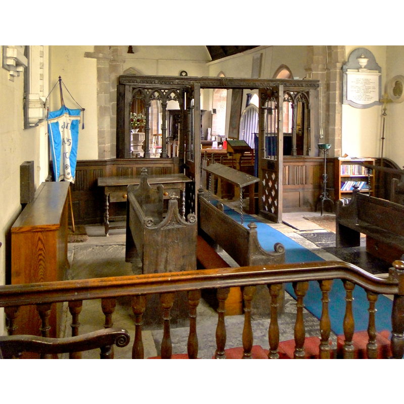 Source caption: "A feast of dark oak, St Mary Foy"