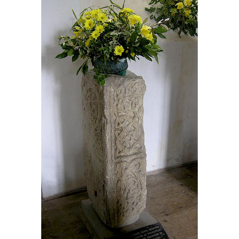 a fragment of the shaft of a 9thC (?) Saxon cross