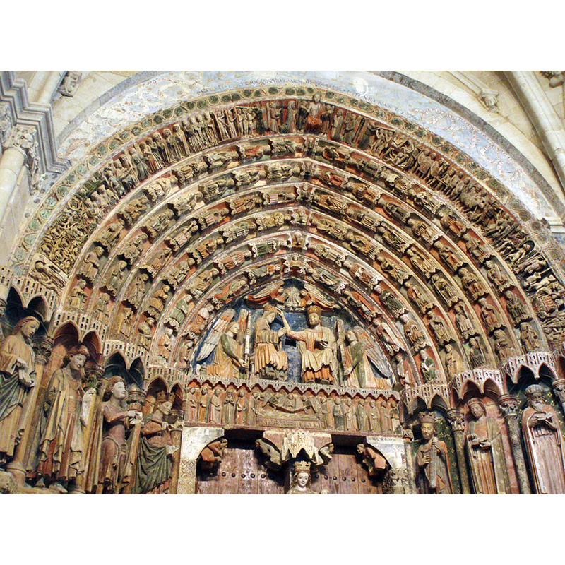 late 13thC "Pórtico de la Majestad"