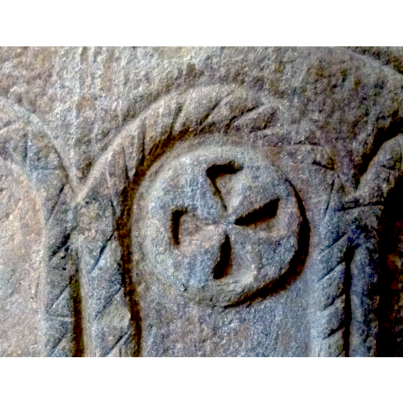 Maltese cross in circle