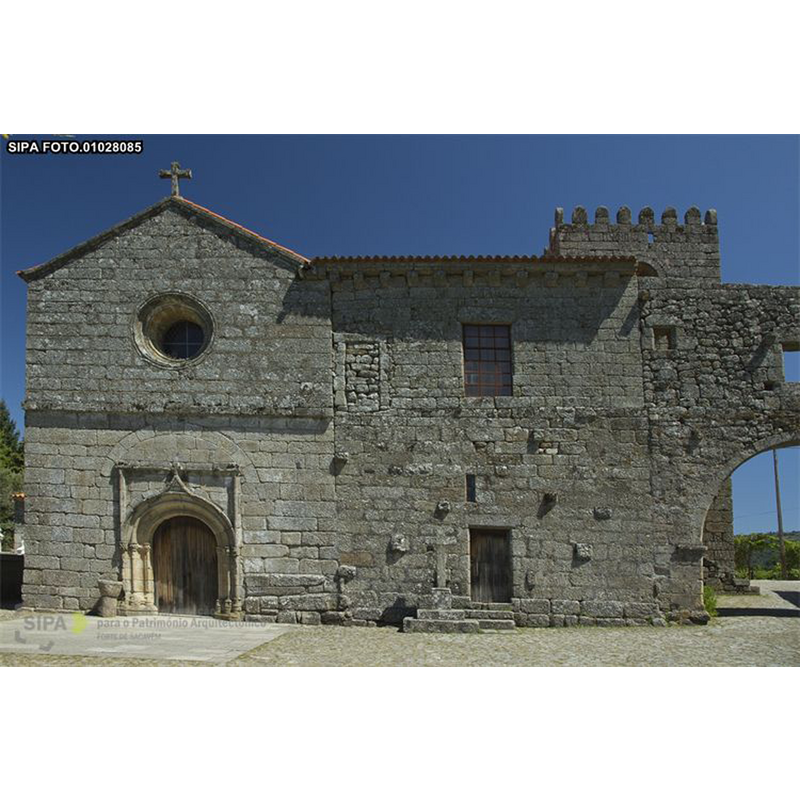 the buildings attched to the south side of the church are part of the monastery complex
