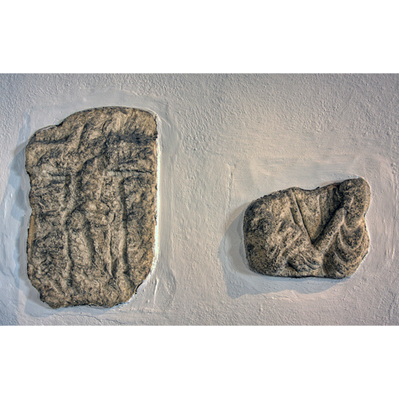 Source caption: pre-Conquest stones in the north aisle.