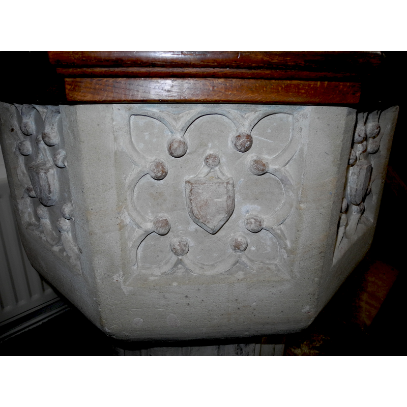 on the sides of the Victorian basin