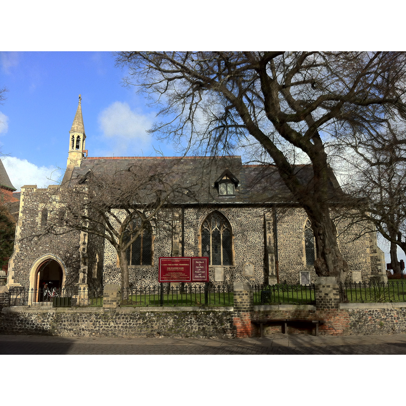 the tower collapsed in 1784; re-built 1877