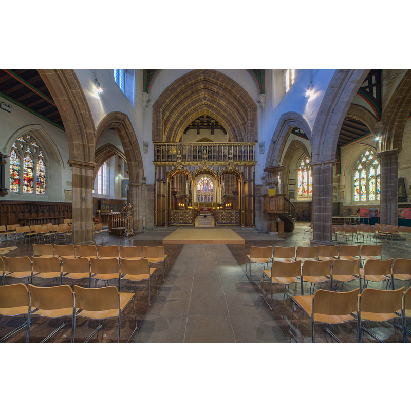 Source caption: "Photo taken in 2012 before planned changes for Richard III re-internment."