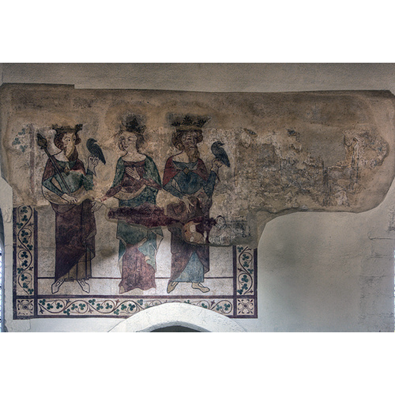 above the north doorway