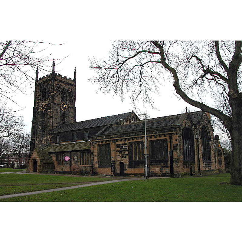 Source caption: "All Saints church, Normanton. This church has existed since at least 1256, and has been re-built a number of times. It has one of the oldest altar stones in England, which was discovered during remodelling work concealed in the floor of the church."