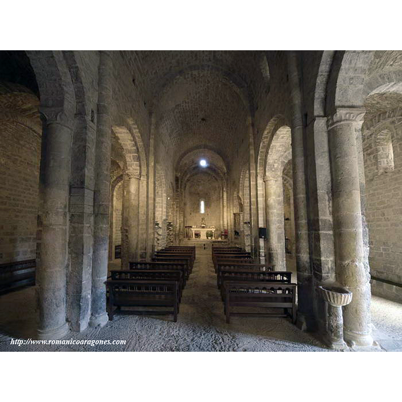 with one of the holy-water stoups in the foreground
