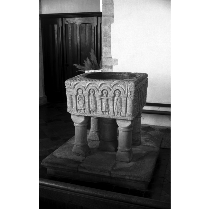 Source caption: "Possibly the four evangelists."