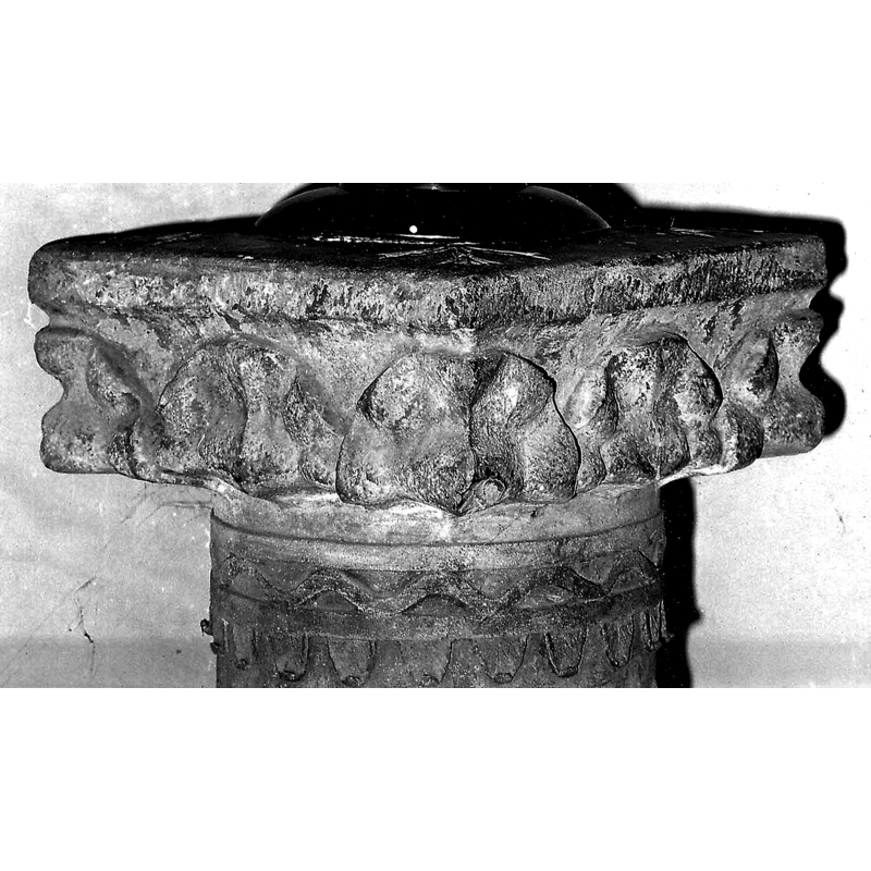 very deeply carved