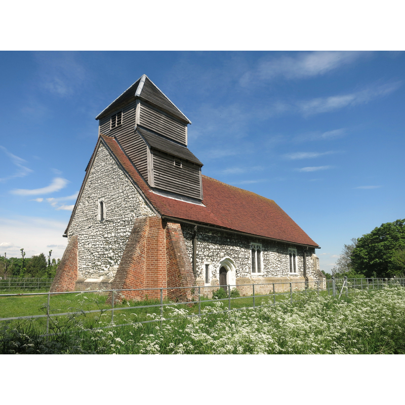 Source caption: "St Mary Magdalene, Boveney. This beautiful 12th century church was built to serve the hamlet of Boveney and passing commercial traffic on the Thames. It was declared redundant in 1975 when there were plans to knock it down or make it into housing. It was taken into charitable care by The Friends of Friendless Churches, who have done a lot of restoration work. It is still a consecrated building."