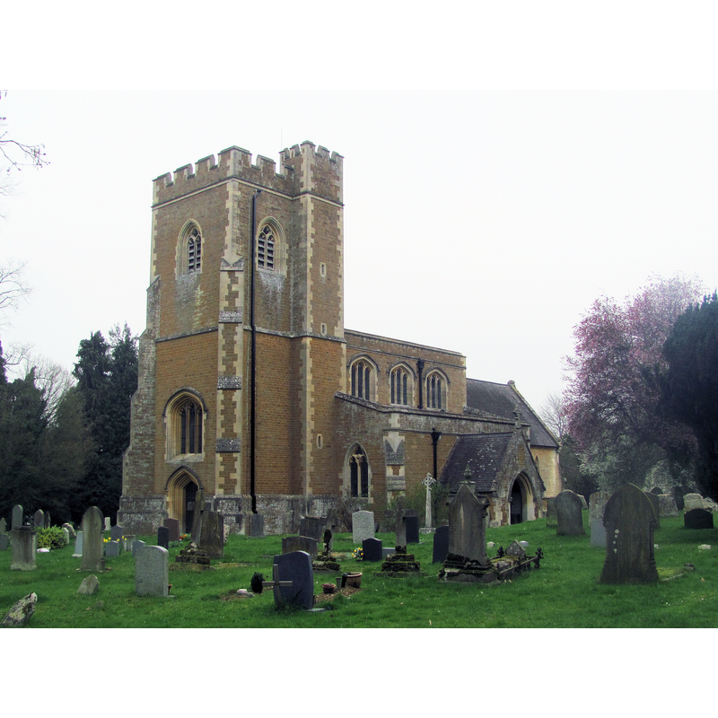 Source caption: "This church was originally in the centre of the village of Mentmore and surviving details date back to the early 13th century. Over the centuries other changes were made until the mid-Victorian period. Then Baron Mayer de Rothschild purchased the Manor of Mentmore, and relocated the village away from the church so he could build his magnificent house, Mentmore Towers, on the site of the village. The church underwent a major restoration and partial rebuild in 1858, carried out by George Stokes."