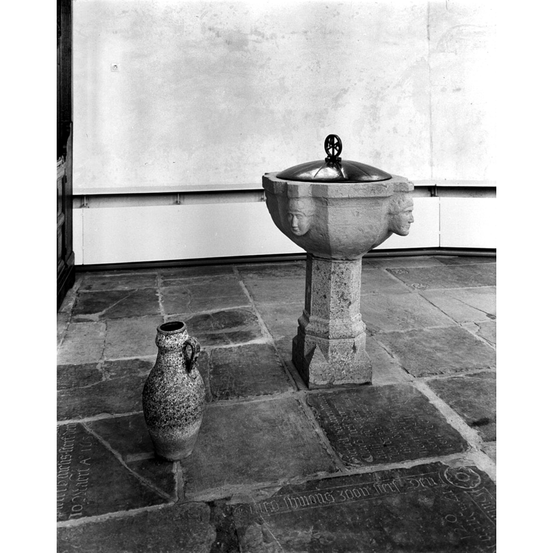 in 1967, after the final restoration of the old font