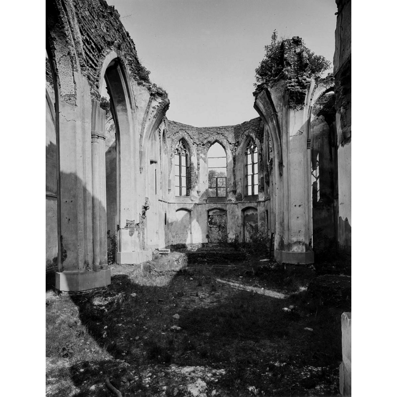 the church interior in 1957