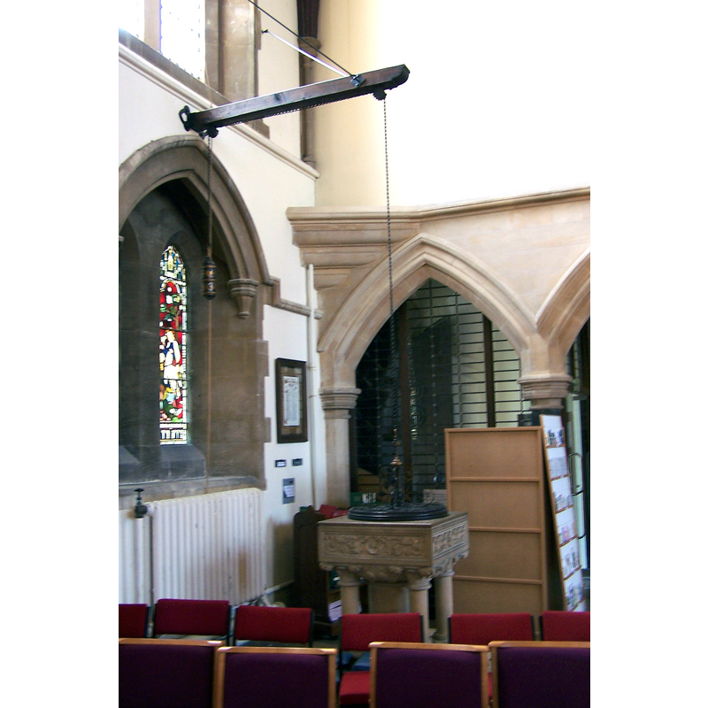 the modern font and its cover pulley system