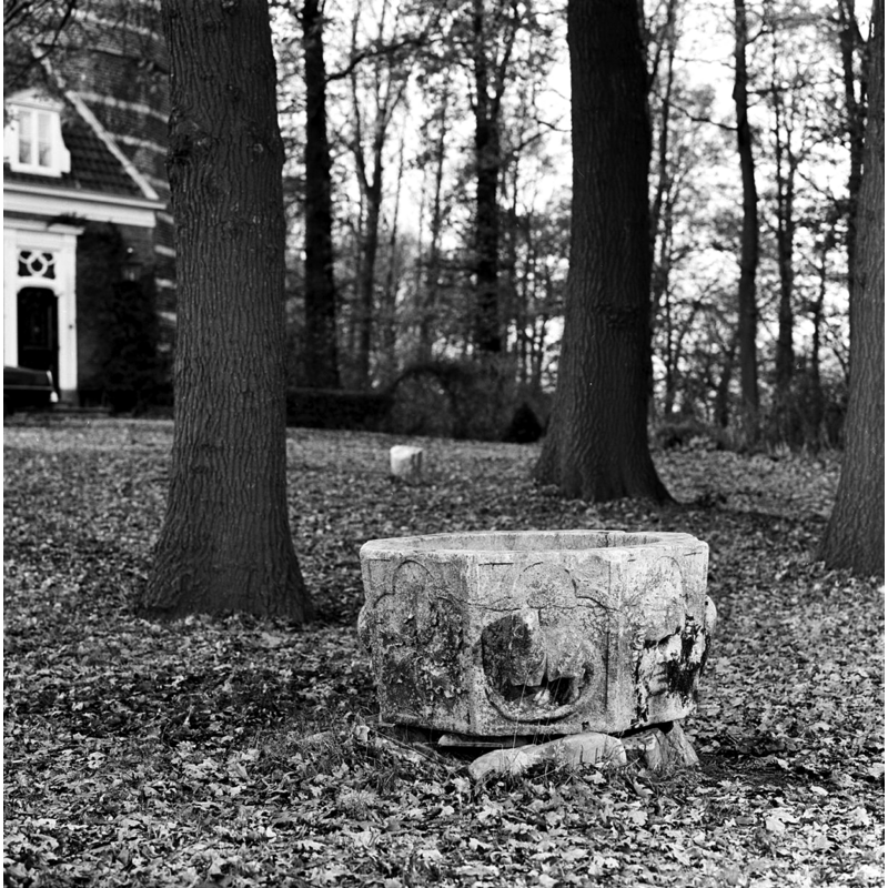 at the garden in Huis Kemnade in December 1975