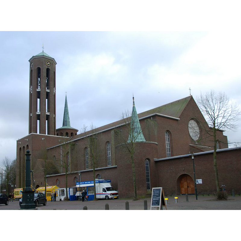 the new church built in the 1950s