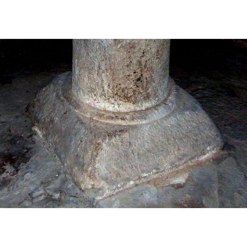 the only decoration on the font