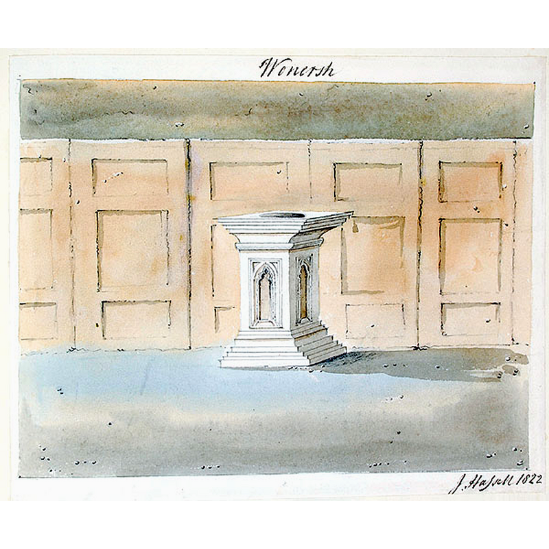 an earlier font in this church, perhaps introduced in the 1793 restoration [cf. FontNotes]