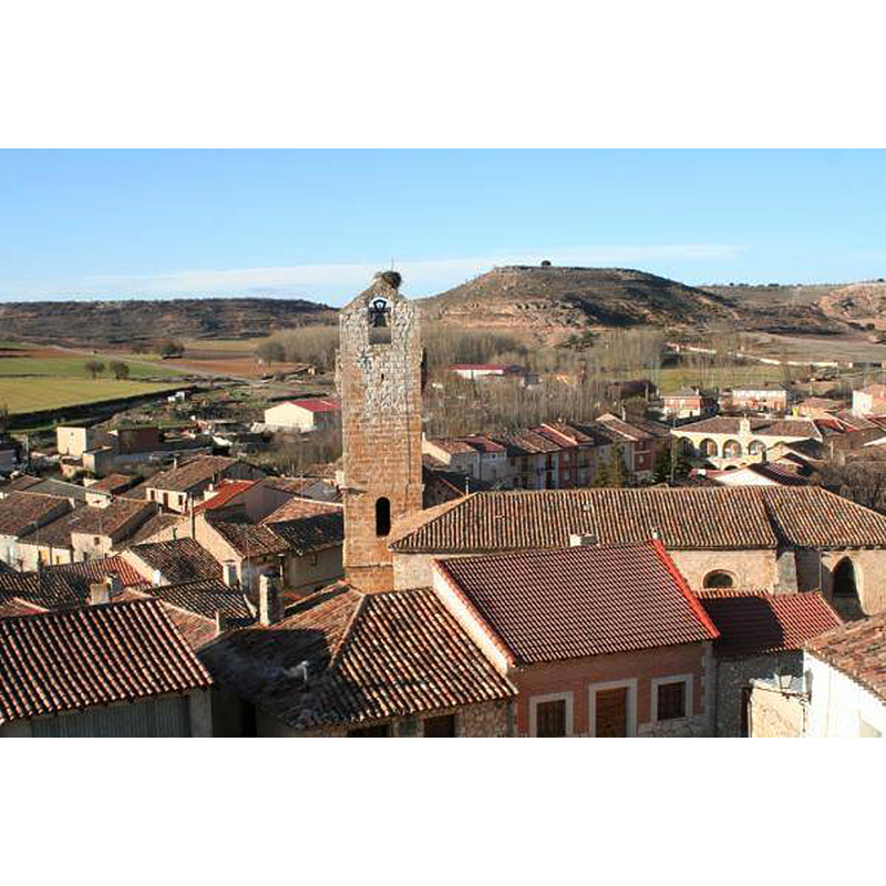 the Iglesia de San Pedro seen from the castle