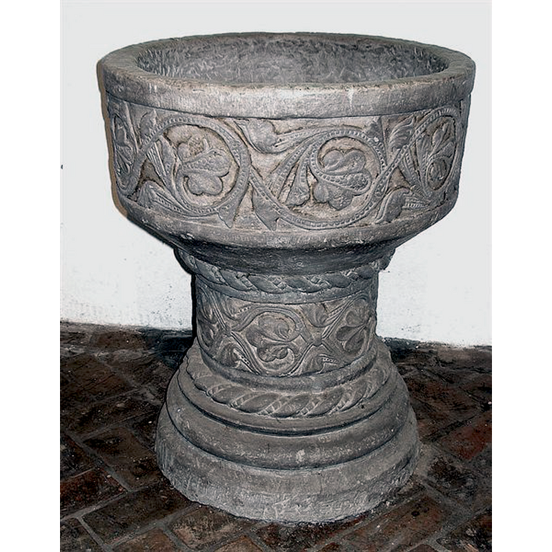 replica copy of the Eidsberg font as displayed at the Borgarsyssel Museum in Sarpsborg
