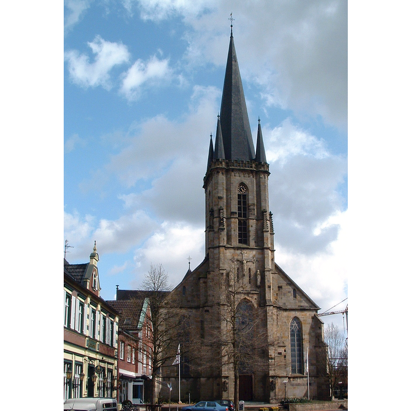 the neo-Gothic replacement church