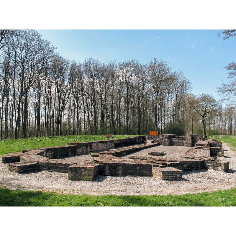 the ruins of the old church