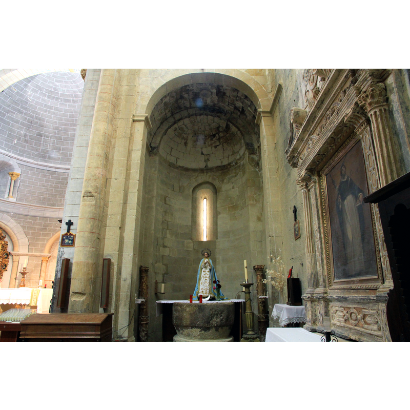 at the east end, in the south apse