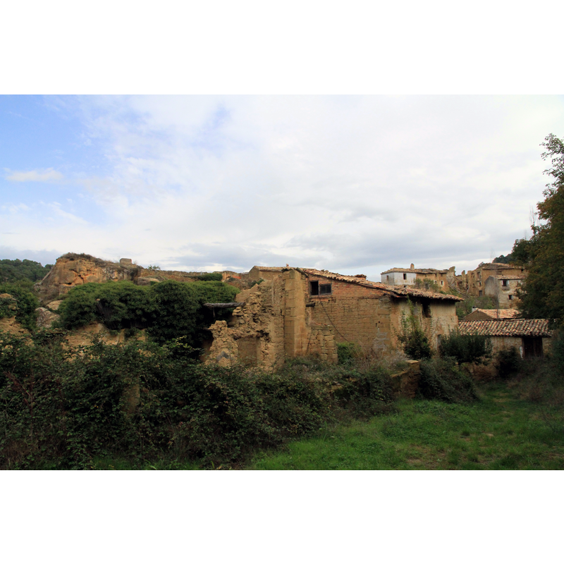 part of the church is in ruins