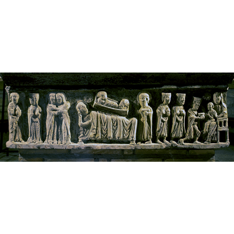 the Childhood of Christ programme in one of the crypts