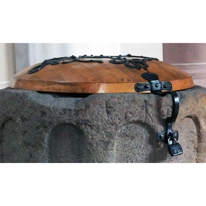the modern font cover with its side hasp lock