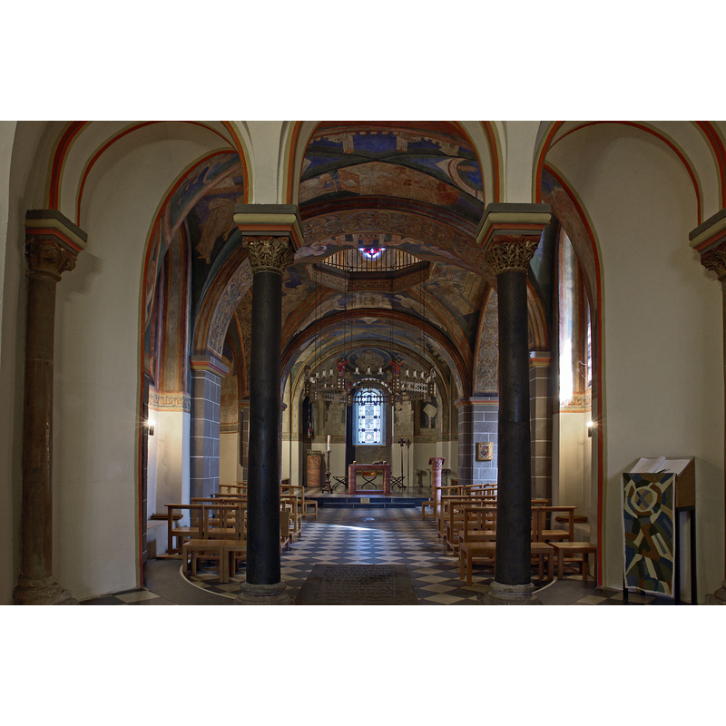 interior of the lower church