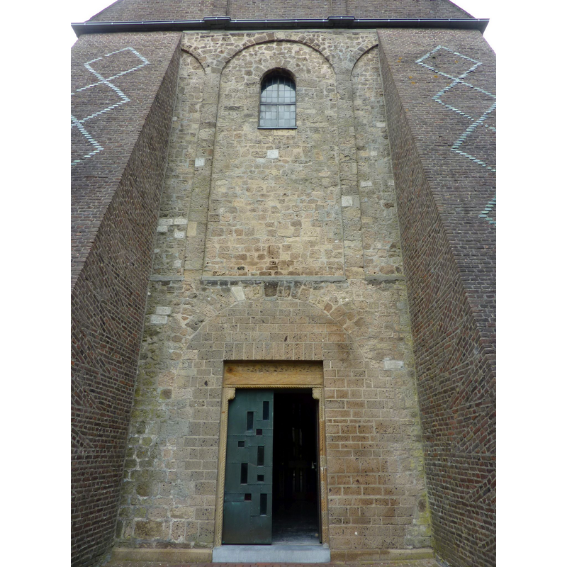 the reconstructed west portal