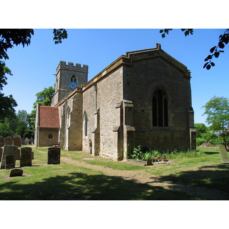 Source caption: "St Lawrence Broughton. The parish church of the former village of Broughton in the Milton Keynes area has now been taken into the care of the Churches Conservation Trust."