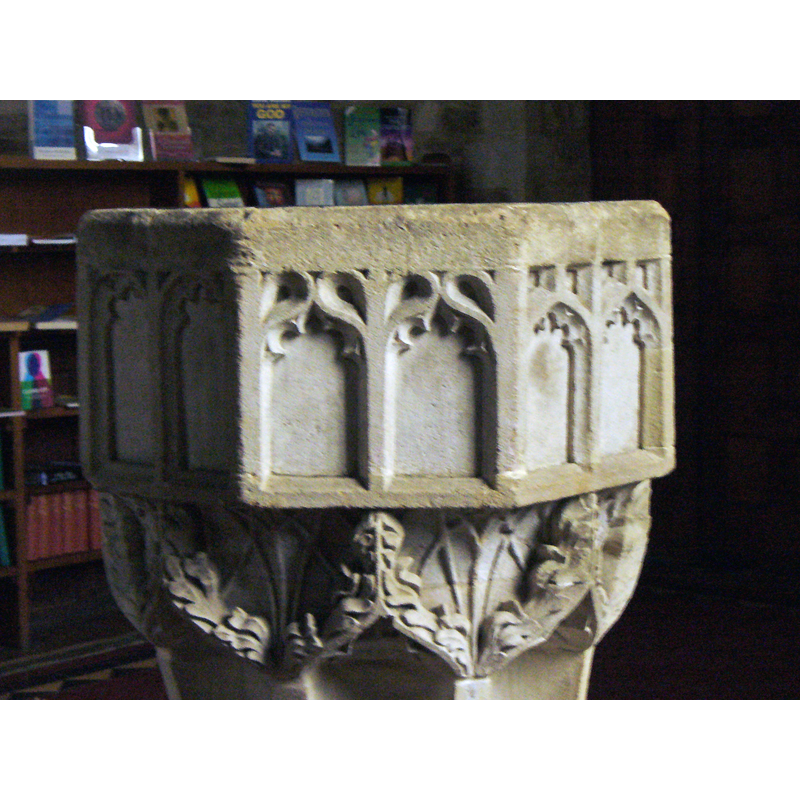 two per side of the basin; there are at least three different types, as seen in this image