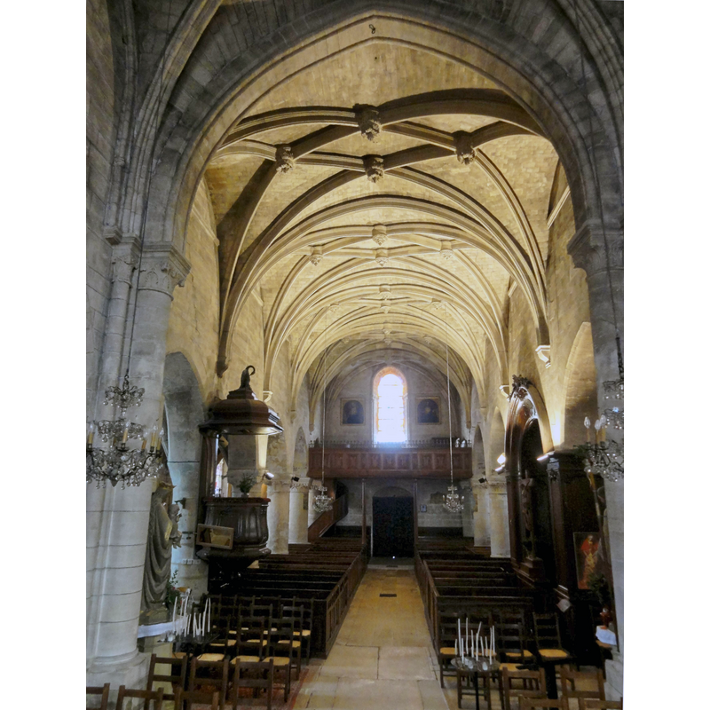 view west from the altar