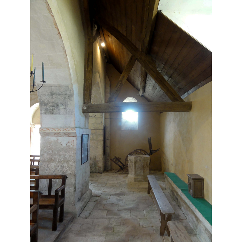 with hearse and old font at the far end