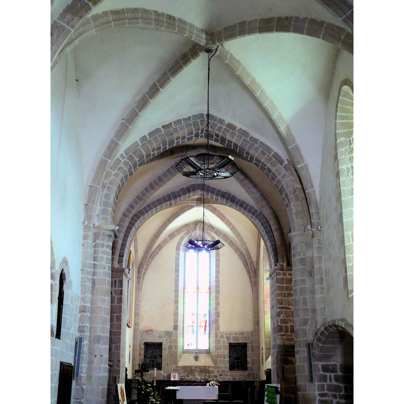 Source caption: "Ambazac - Église Saint-Antoine - Nef"