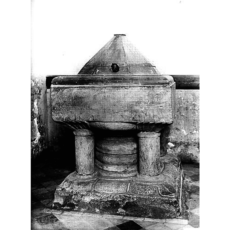 by this time the cover had lost the cross finial