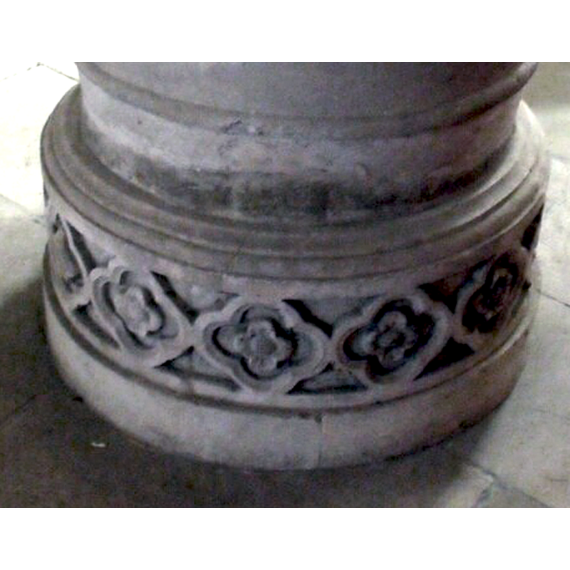 a band of on the later lower base; the style is Perpendicular but the period is probably Victorian