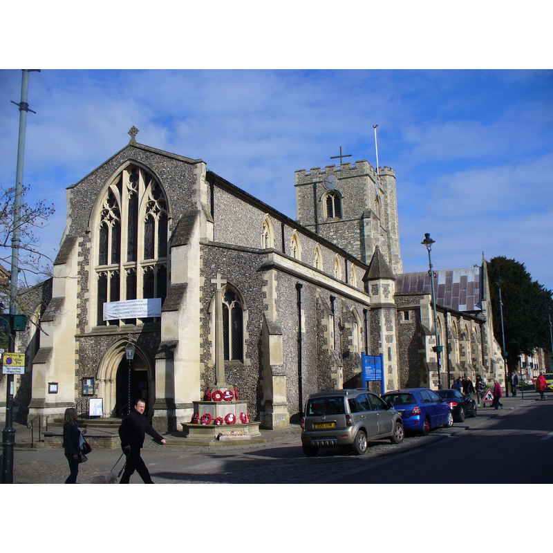 the present church; the 19thC renovation by William Butterfield