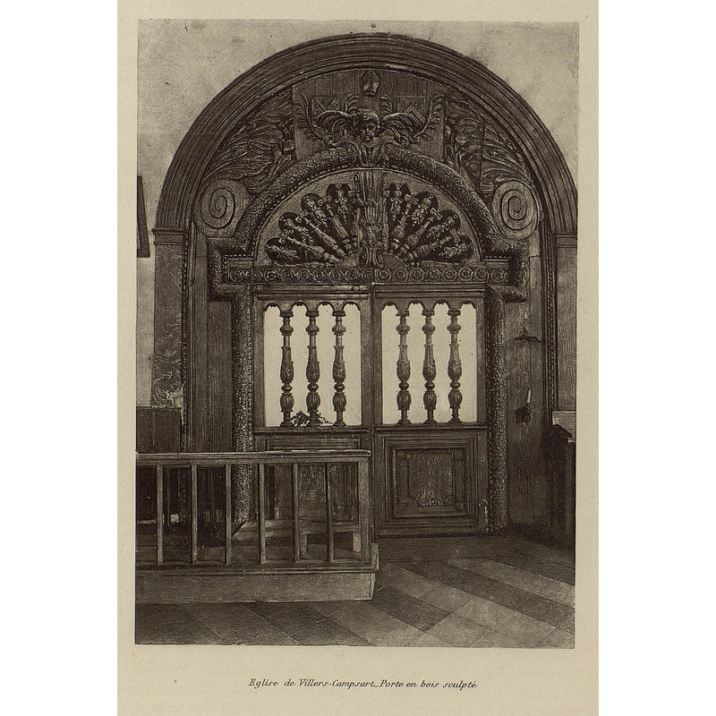 noted in Brutails (1893-1899) as being originally from the ancient abbey of Saint-Pierre [aka Saint-Larme] de Selincouurt