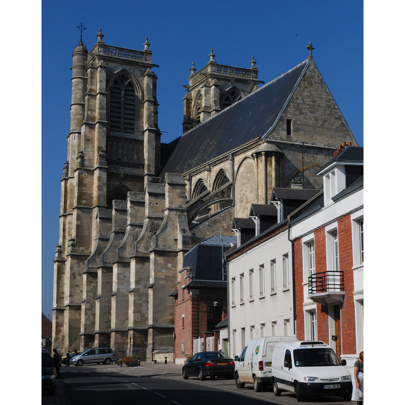 the present parish church, formerly of the Benedictine abbey