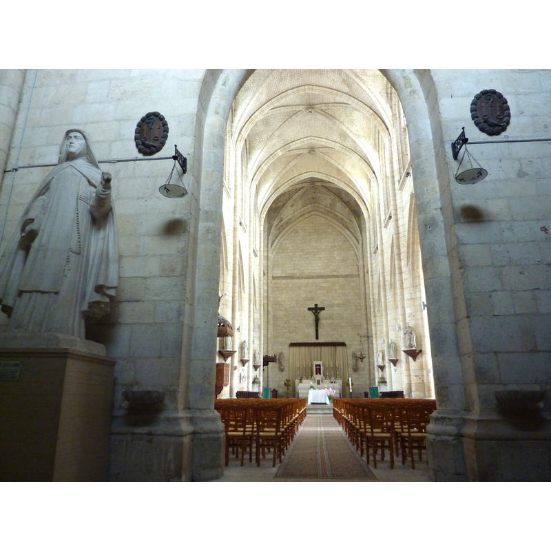 the present parish church, formerly of the Benedictine abbey