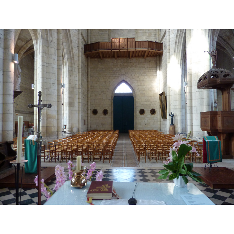 the present parish church, formerly of the Benedictine abbey