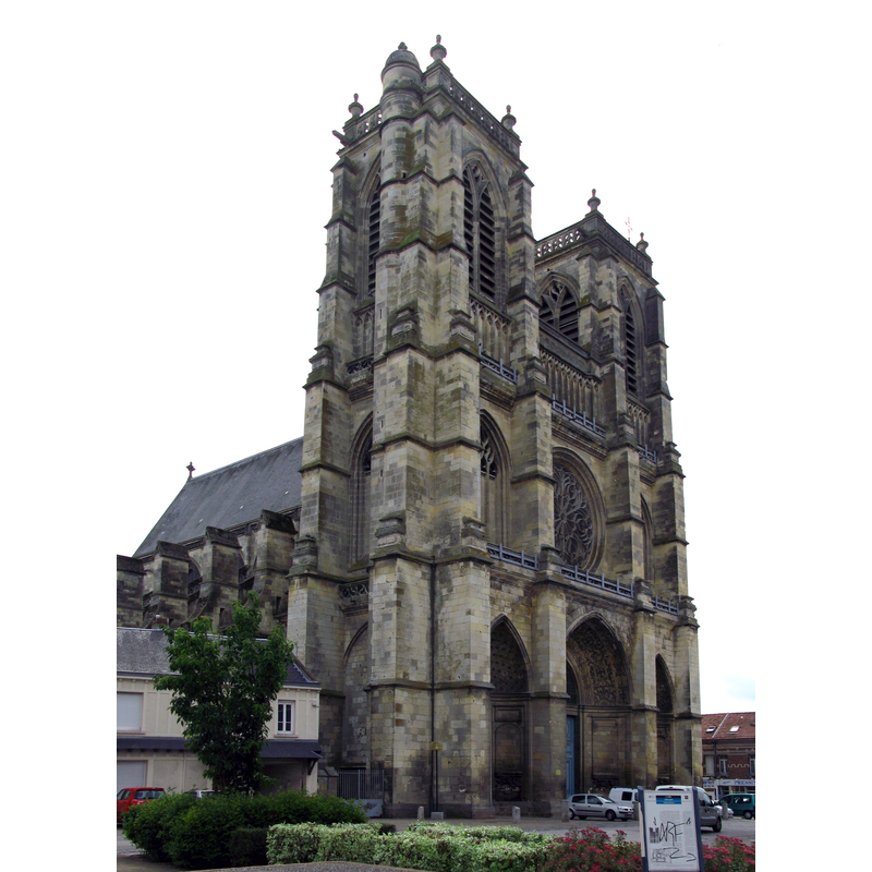 the present parish church, formerly of the Benedictine abbey