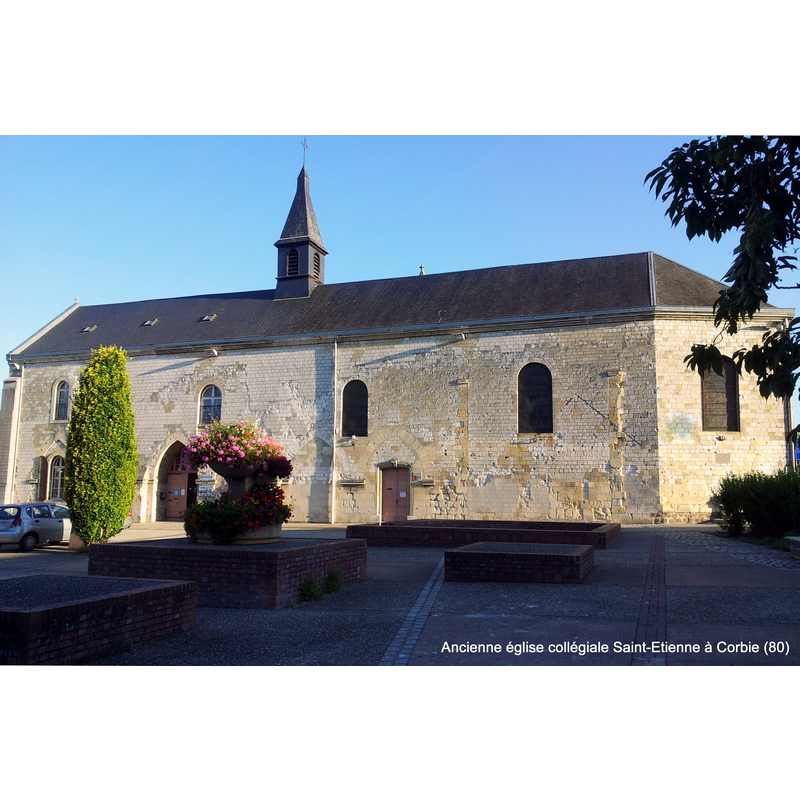 a much-reduced version of the parish church in the 21stC; the church had lost the transepts and other parts by the end of the 18thC