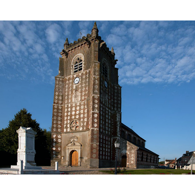the 19thC church with a 15thC lookout tower