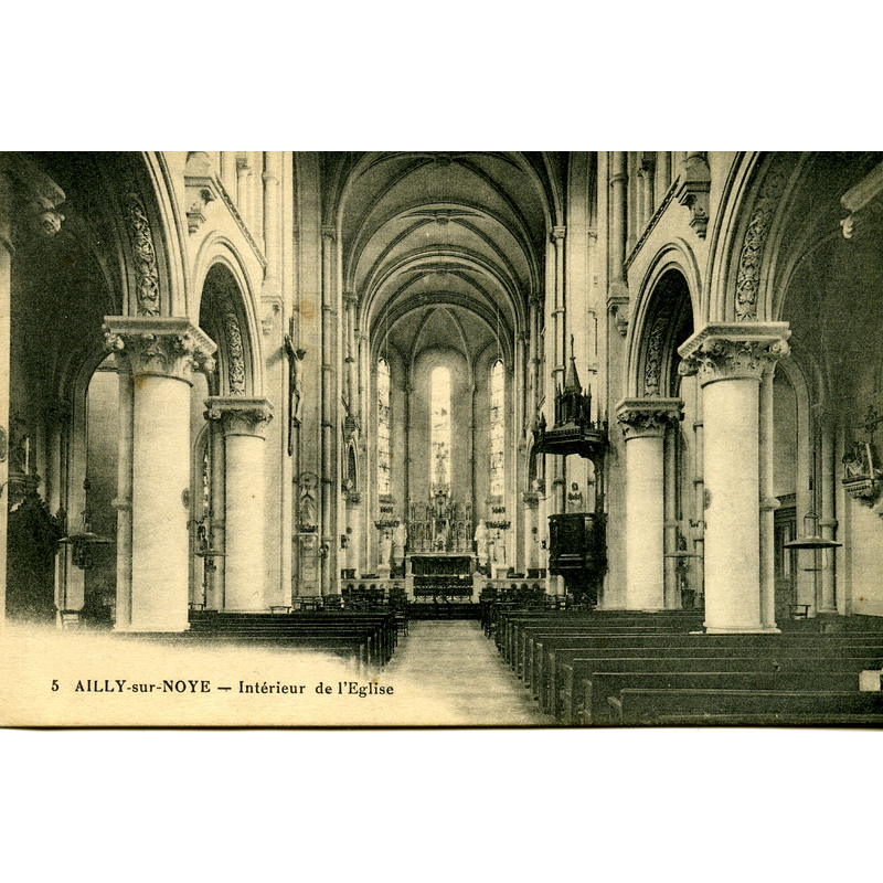 noted in the source as the interior of the old church, but it is unlikely since the old church had been demiolished ca. 1870