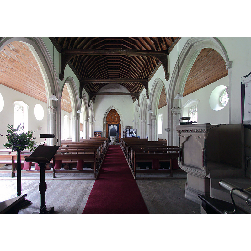the font visible at the far end
